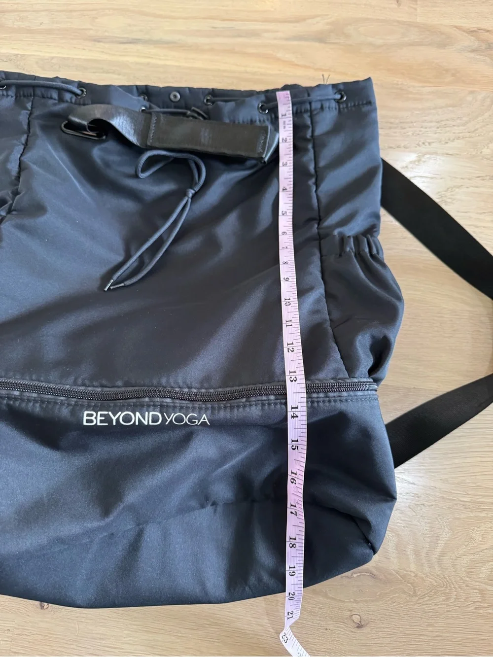 Beyond Yoga convertible gym bag black
